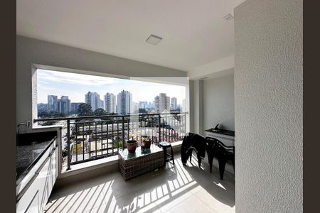 Varanda de apartamento à venda com 2 quartos, 70m² em Jardim Caravelas, São Paulo