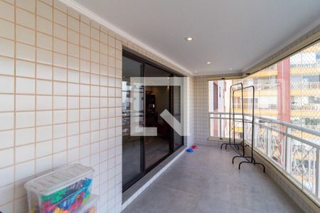 Varanda de apartamento à venda com 3 quartos, 167m² em Vila Deodoro, São Paulo