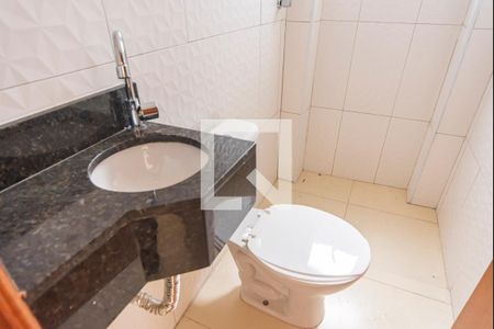 Banheiro 2 de apartamento à venda com 2 quartos, 58m² em Vila Homero Thon, Santo André