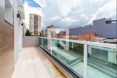 Varanda de apartamento à venda com 2 quartos, 58m² em Vila Homero Thon, Santo André