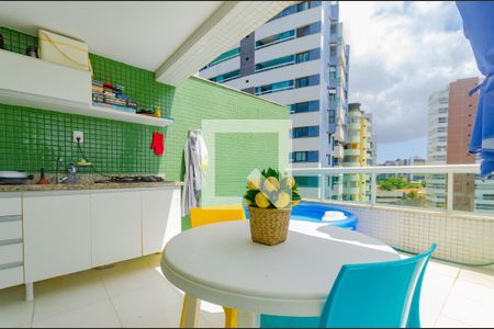 Varanda gourmet de apartamento para alugar com 1 quarto, 72m² em Armação, Salvador