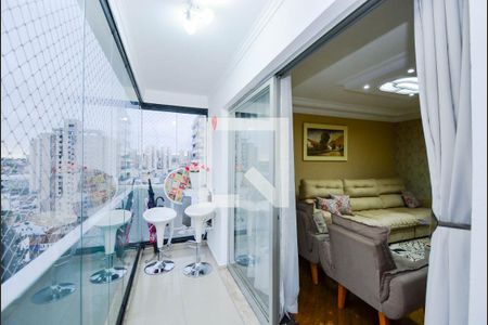 Varanda da Sala de apartamento à venda com 4 quartos, 125m² em Vila Moreira, Guarulhos