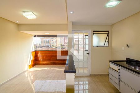 Sala de apartamento para alugar com 1 quarto, 50m² em Aviação, Praia Grande