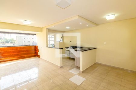 Sala de apartamento para alugar com 1 quarto, 50m² em Aviação, Praia Grande