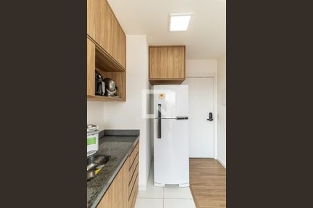 Cozinha - Churrasqueira de apartamento à venda com 1 quarto, 28m² em República, São Paulo
