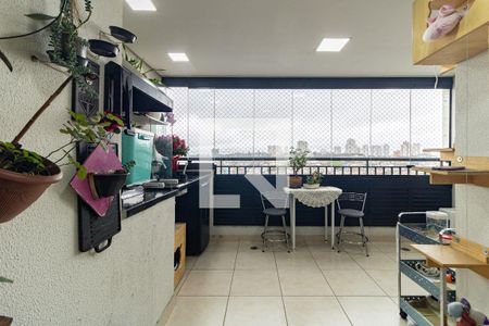 Varanda da Sala de apartamento à venda com 2 quartos, 64m² em Sacomã, São Paulo