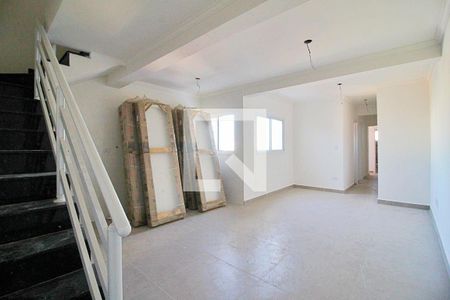 Sala/Cozinha de apartamento à venda com 2 quartos, 103m² em Parque Oratorio, Santo André