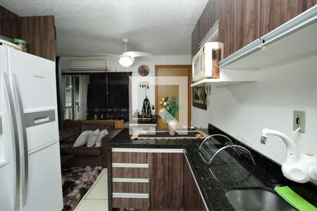 Sala/Cozinha/torneira de apartamento à venda com 2 quartos, 47m² em Estância Velha, Canoas