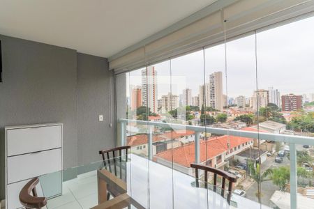 Varanda da Sala de apartamento para alugar com 1 quarto, 45m² em Brooklin Paulista, São Paulo