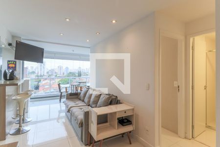 Sala de apartamento para alugar com 1 quarto, 45m² em Brooklin Paulista, São Paulo