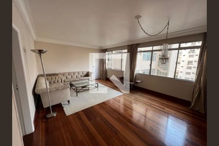 Sala de apartamento para alugar com 1 quarto, 118m² em Cerqueira César, São Paulo