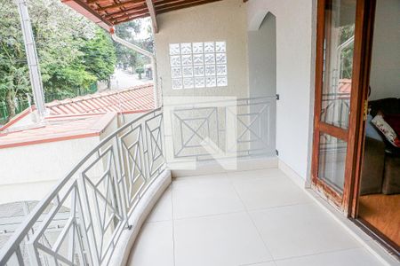 Varanda da Sala de casa à venda com 3 quartos, 250m² em Jardim Monte Libano, Santo André