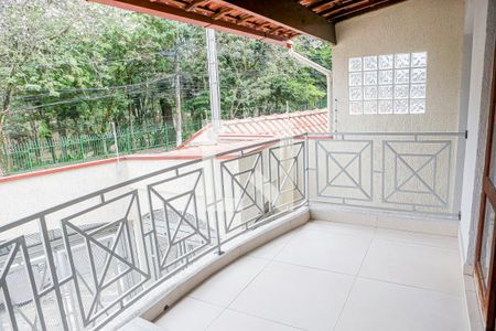 Varanda da Sala de casa à venda com 3 quartos, 250m² em Jardim Monte Libano, Santo André