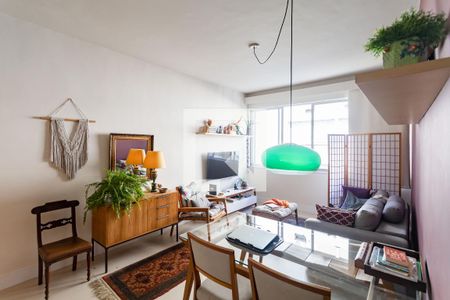 Sala de apartamento à venda com 3 quartos, 90m² em Cosme Velho, Rio de Janeiro