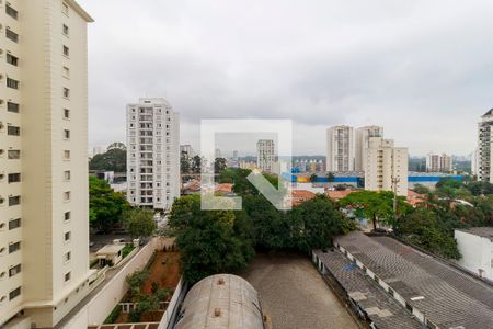 Vista da Varanda de kitnet/studio para alugar com 0 quarto, 49m² em Campo Belo, São Paulo