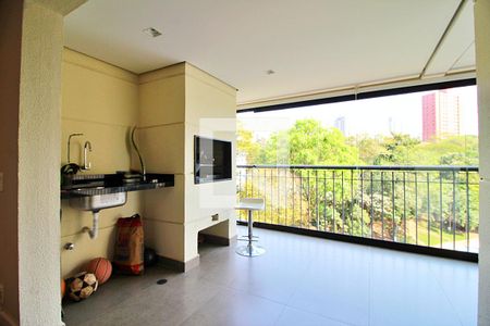Varanda Gourmet de apartamento para alugar com 3 quartos, 168m² em Jardim, Santo André
