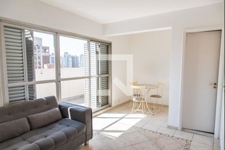 Sala/quarto de apartamento para alugar com 1 quarto, 49m² em Vila Mariana, São Paulo