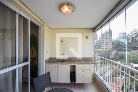 Varanda de apartamento à venda com 2 quartos, 81m² em Real Parque, São Paulo