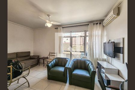 Sala de apartamento para alugar com 3 quartos, 157m² em Jardim Belmar, Guarujá