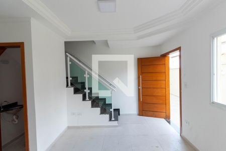 Sala de casa de condomínio para alugar com 2 quartos, 80m² em Vila Esperança, São Paulo