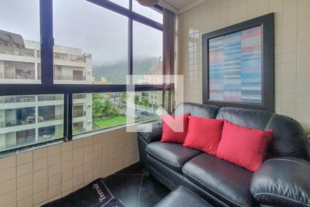 Varanda de apartamento para alugar com 3 quartos, 90m² em Jardim Tres Marias, Guarujá