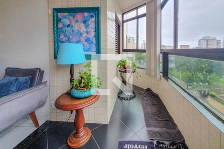 Varanda de apartamento para alugar com 3 quartos, 90m² em Jardim Tres Marias, Guarujá