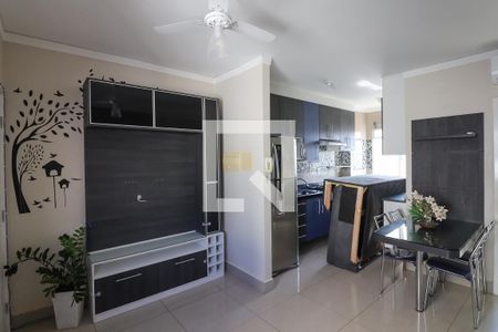 Sala de apartamento para alugar com 2 quartos, 49m² em Jardim Florestan Fernandes, Ribeirão Preto