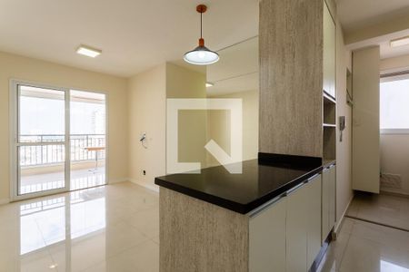 Sala e Cozinha de apartamento para alugar com 3 quartos, 72m² em Jardim da Glória, São Paulo