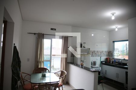 Sala de casa para alugar com 2 quartos, 63m² em Vila Caiçara, Praia Grande