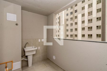 Varanda da Sala de apartamento para alugar com 2 quartos, 43m² em Vila das Bandeiras, Guarulhos