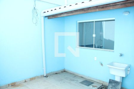 Detalhe da area de serviço de casa para alugar com 2 quartos, 80m² em Jardim Jasmim, Nova Iguaçu