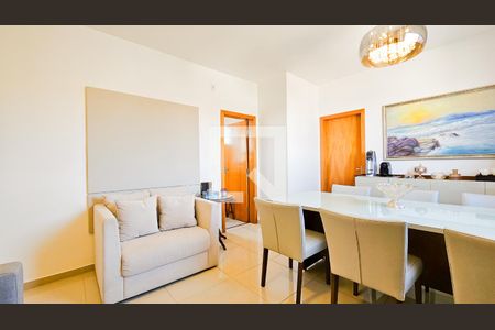 Sala de apartamento à venda com 3 quartos, 80m² em Santa Cruz, Belo Horizonte