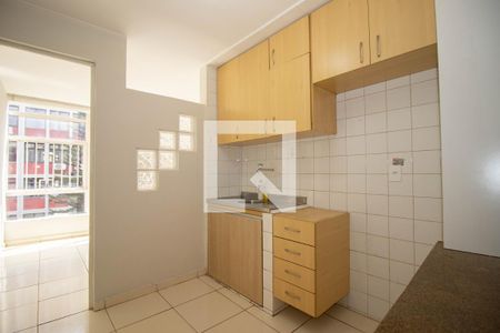 Cozinha e Área de Serviço de kitnet/studio para alugar com 1 quarto, 32m² em Asa Norte, Brasília