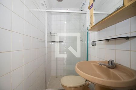 Banheiro da Suíte de kitnet/studio para alugar com 1 quarto, 32m² em Asa Norte, Brasília