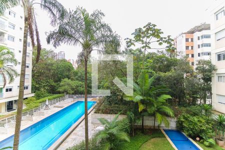 Vista da Varanda de apartamento para alugar com 1 quarto, 40m² em Panamby, São Paulo