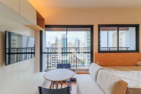 Sala/Quarto de apartamento à venda com 1 quarto, 24m² em Campo Belo, São Paulo