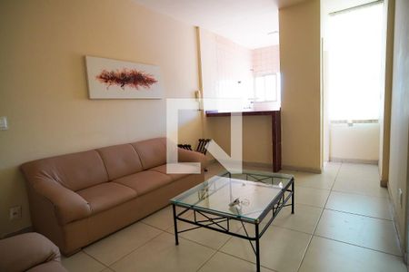 Sala de apartamento para alugar com 1 quarto, 38m² em Lourdes, Belo Horizonte