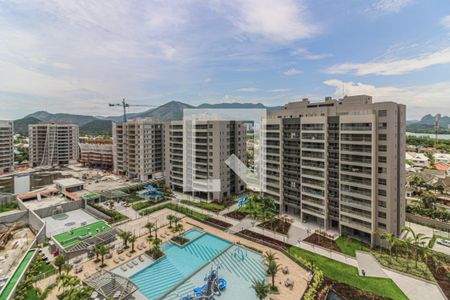 Varanda - vista de apartamento à venda com 3 quartos, 122m² em Barra da Tijuca, Rio de Janeiro