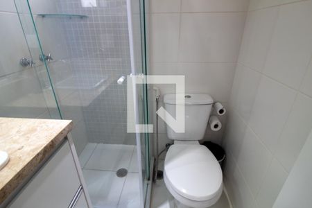 Banheiro de kitnet/studio para alugar com 1 quarto, 32m² em Cidade Monções, São Paulo