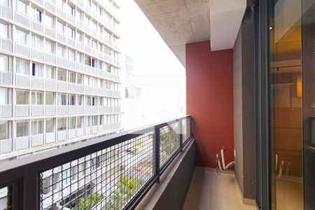 Sacada de kitnet/studio para alugar com 1 quarto, 25m² em Consolação, São Paulo