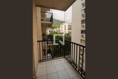 Varanda da Sala de apartamento à venda com 2 quartos, 63m² em Tijuca, Rio de Janeiro