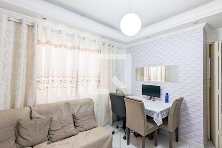 Sala de apartamento à venda com 1 quarto, 33m² em Vila Jerusalem, São Bernardo do Campo