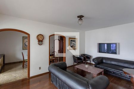 Sala de Estar de apartamento à venda com 4 quartos, 240m² em Lourdes, Belo Horizonte