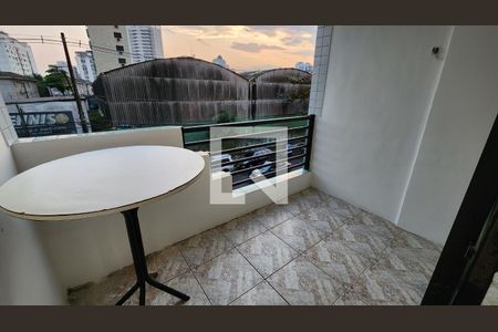 Varanda da Sala de apartamento à venda com 3 quartos, 96m² em Ponta da Praia, Santos