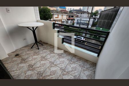 Varanda da Sala de apartamento à venda com 3 quartos, 96m² em Ponta da Praia, Santos