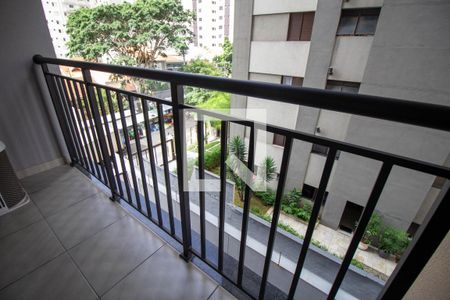 Varanda da Sala de apartamento para alugar com 1 quarto, 30m² em Perdizes, São Paulo