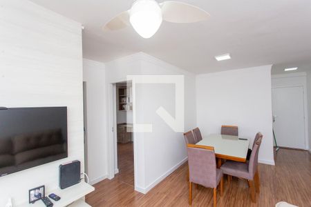 Sala de apartamento à venda com 2 quartos, 54m² em Vila Nogueira, Diadema