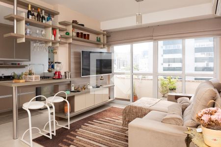 Sala de apartamento à venda com 2 quartos, 70m² em Rio Branco, Porto Alegre