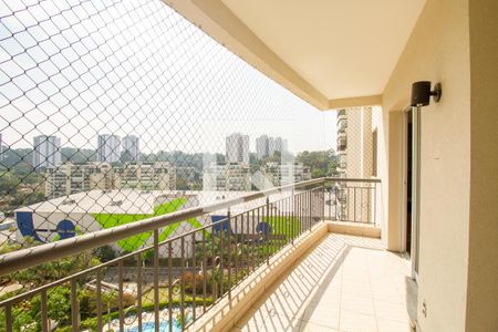 Varanda da Sala de apartamento para alugar com 3 quartos, 136m² em Santo Amaro, São Paulo