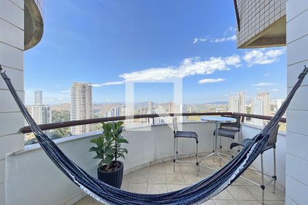 varanda de apartamento à venda com 1 quarto, 50m² em Vale do Sereno, Nova Lima